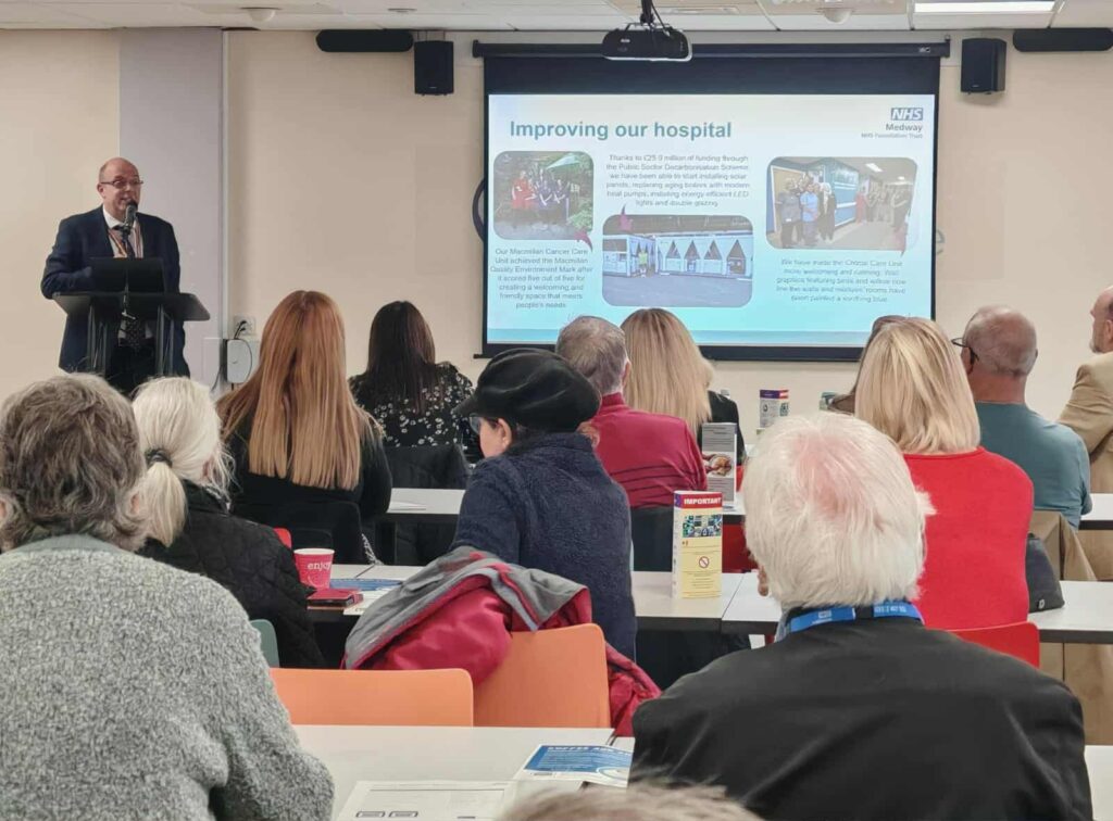 Interim Chief Executive Jon Wade speaking at the Annual Members’ Meeting 2025